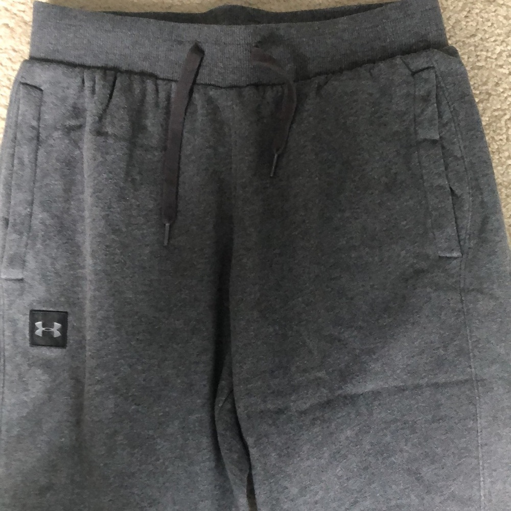 Gray Drawstring Under Armour Sweatpants - image 3